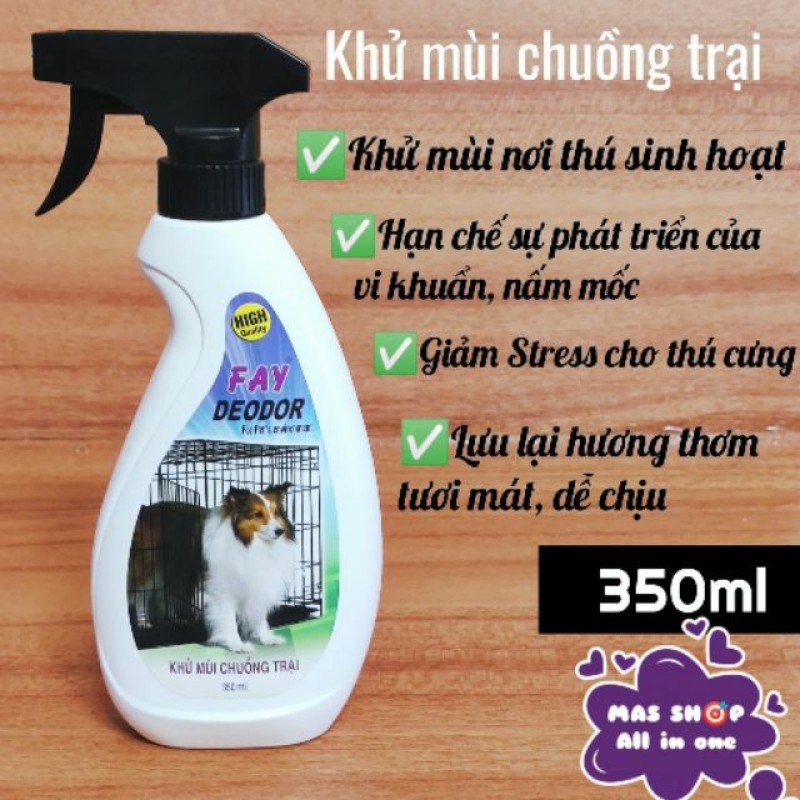 Xịt Khử Mùi Chuồng Trại Fay 350ml