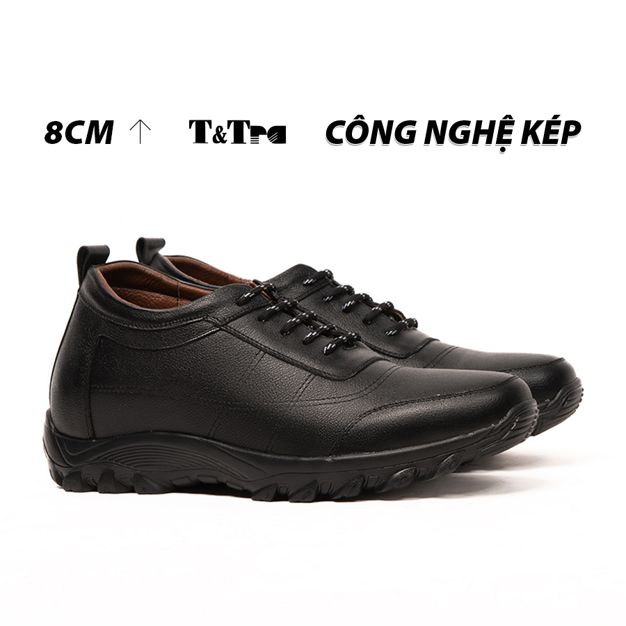 Giày Đế Cao Nam T&TRA T37Đ cao 6CM