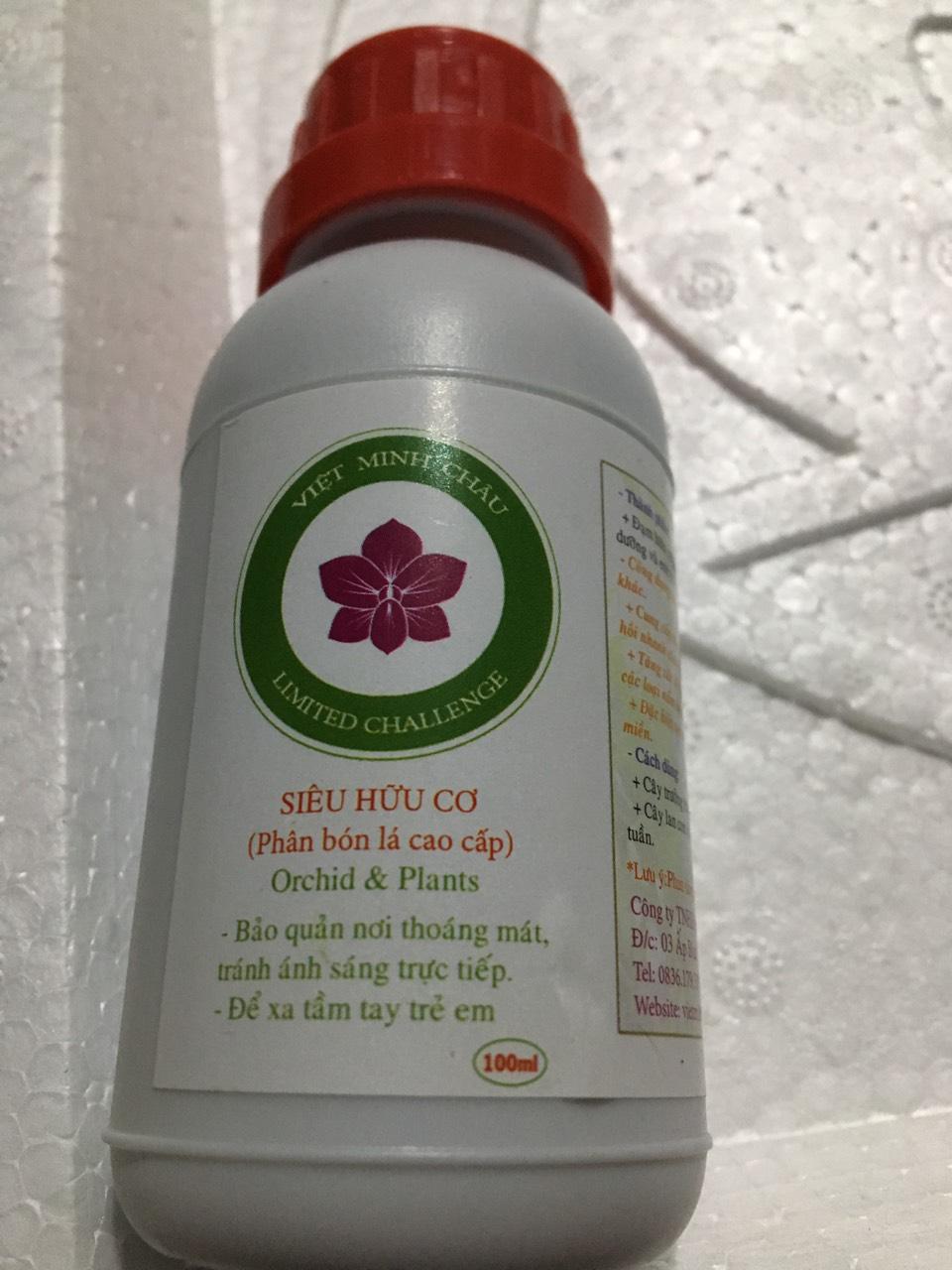 Phân bón lá siêu hữu cơ VMC lọ 100ml