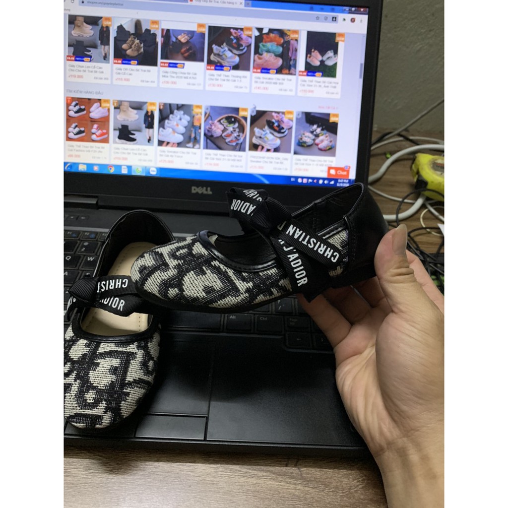 Giày Búp Bê Bé Gái Siêu Chất D.J Size 26-35 (Ảnh Thật)