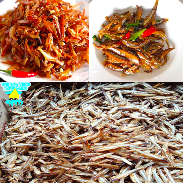 Khô cá cơm ( cá dỏng) bỏ đầu