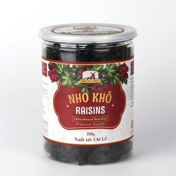 Nho Khô Chile 550g hàng chính hãng