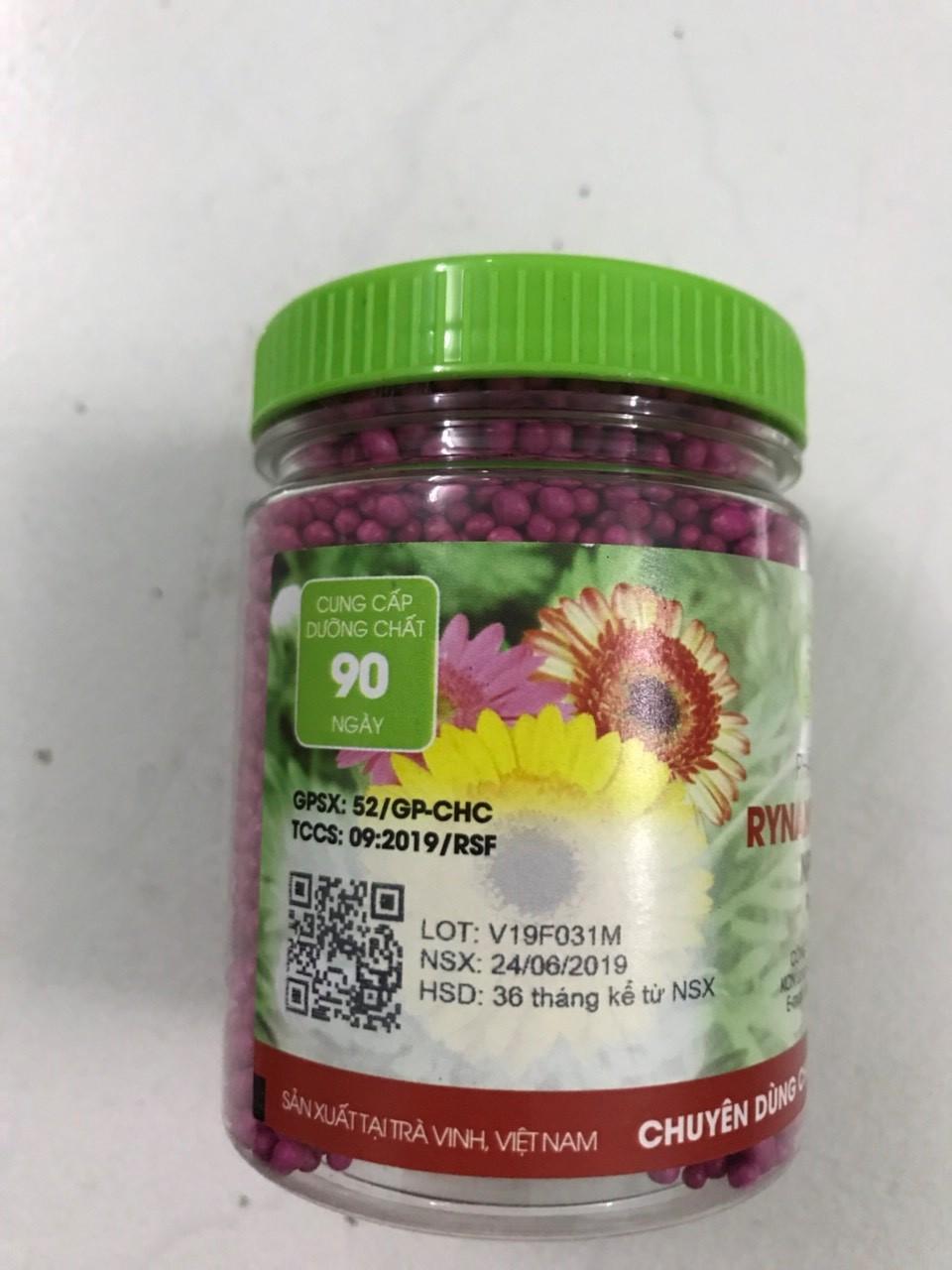 Phân bón RYNAN Thông minh tan chậm có kiểm soát NPK 14-14-14+TE- 150gr dùng mọi giai đoạn