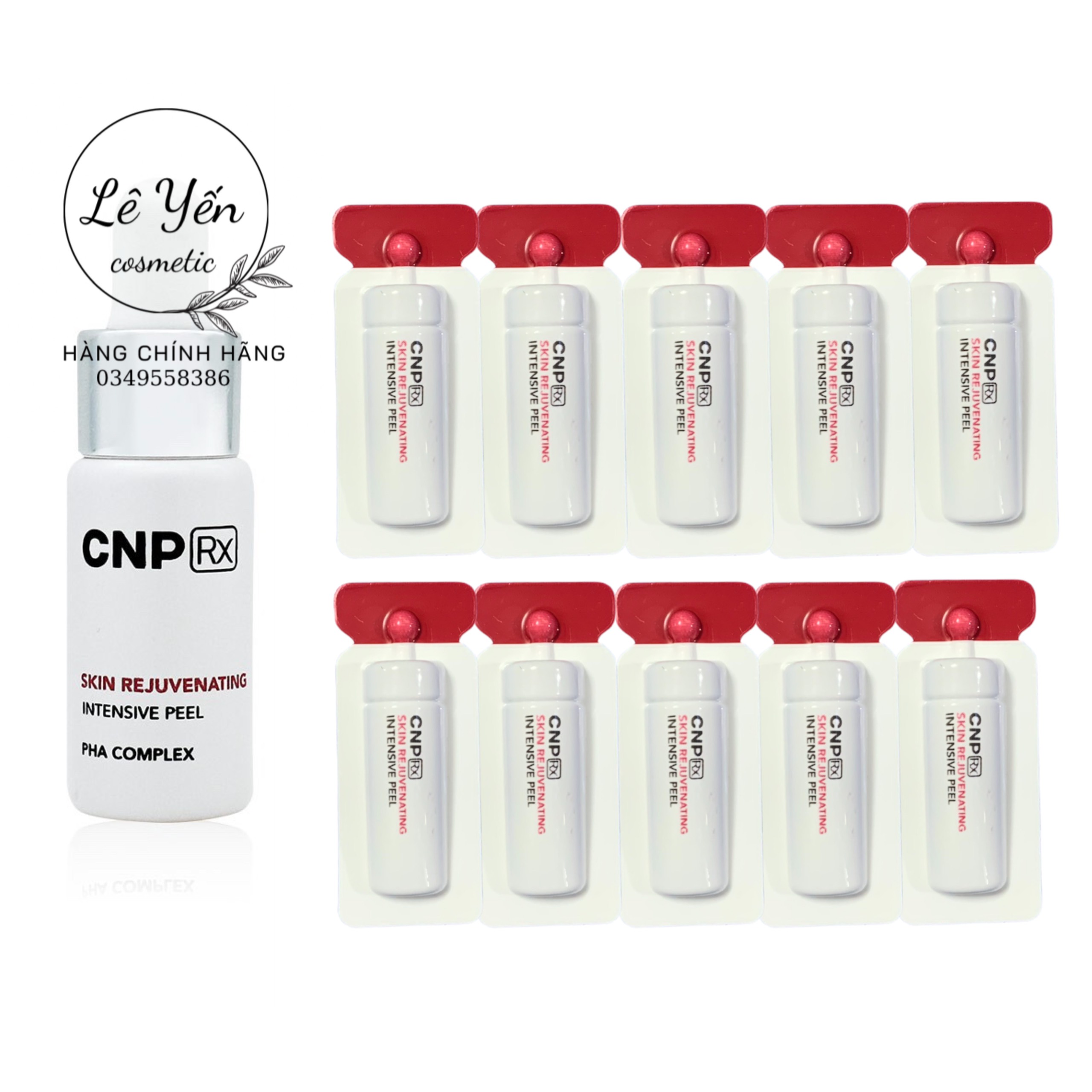 [SAMPLE] Set 10 gói sample Peel Da CNP rx Skin Rejuvenating Intensive 2ml