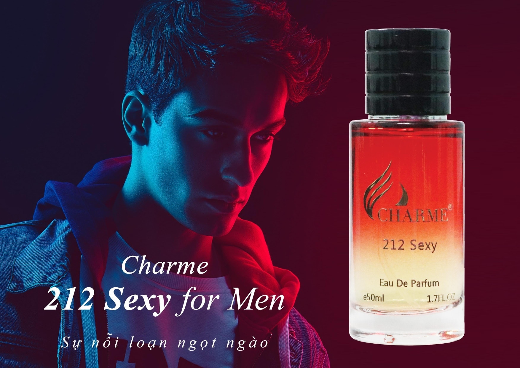 [HCM]NƯỚC HOA NAM TÍNH 212 SEXY 50ML