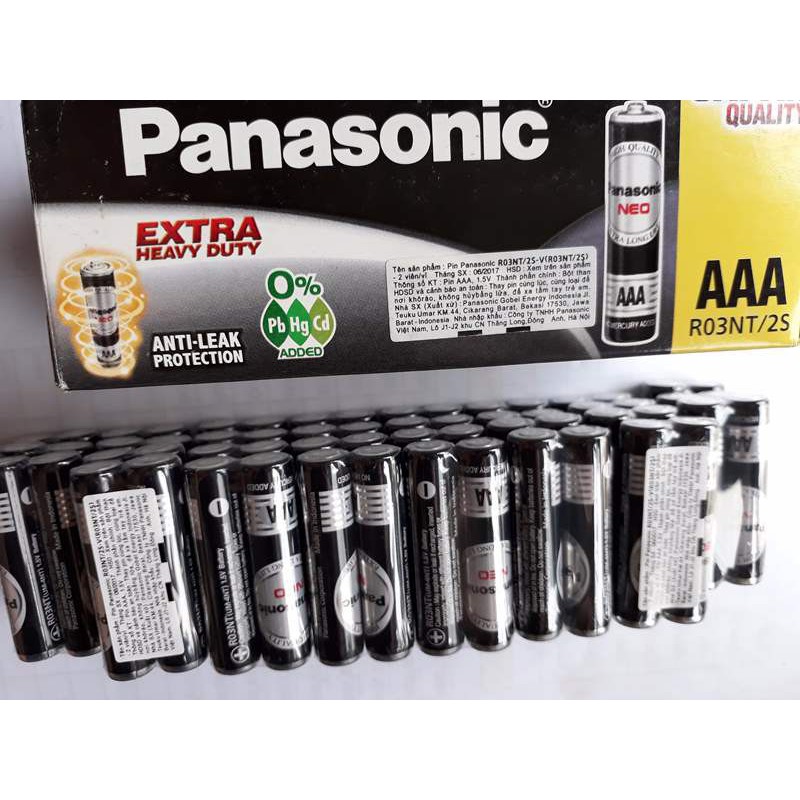 Hộp 30 đôi pin AAA Panasonic đũa NEO R03NT-2S chính hãng