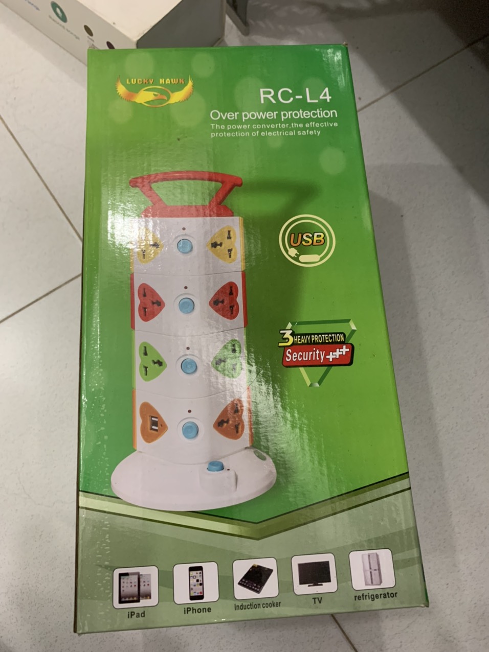 Ổ cắm điện 4 tầng - 5 tầng đa năng có cổng sạc usb