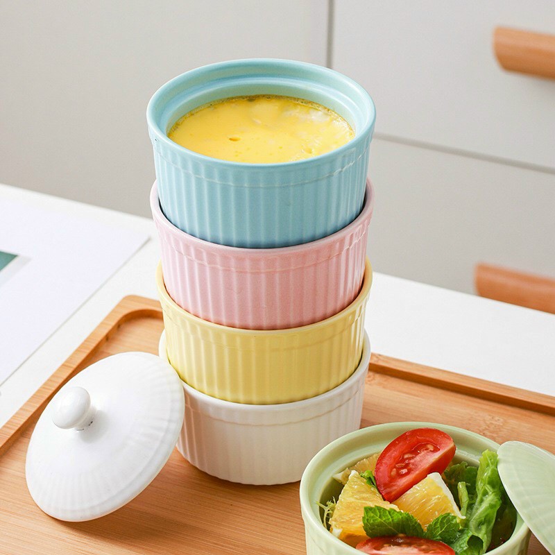 Bát Ramenkin có nắp - Bát sứ ăn dặm