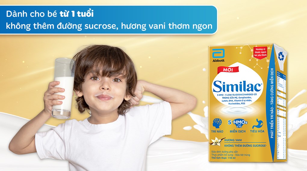 Thùng 48 hộp Sữa bột pha sẵn Similac IQ 110ml Dễ Uống