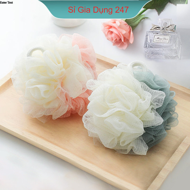 Bông tắm tạo bọt 2 màu
