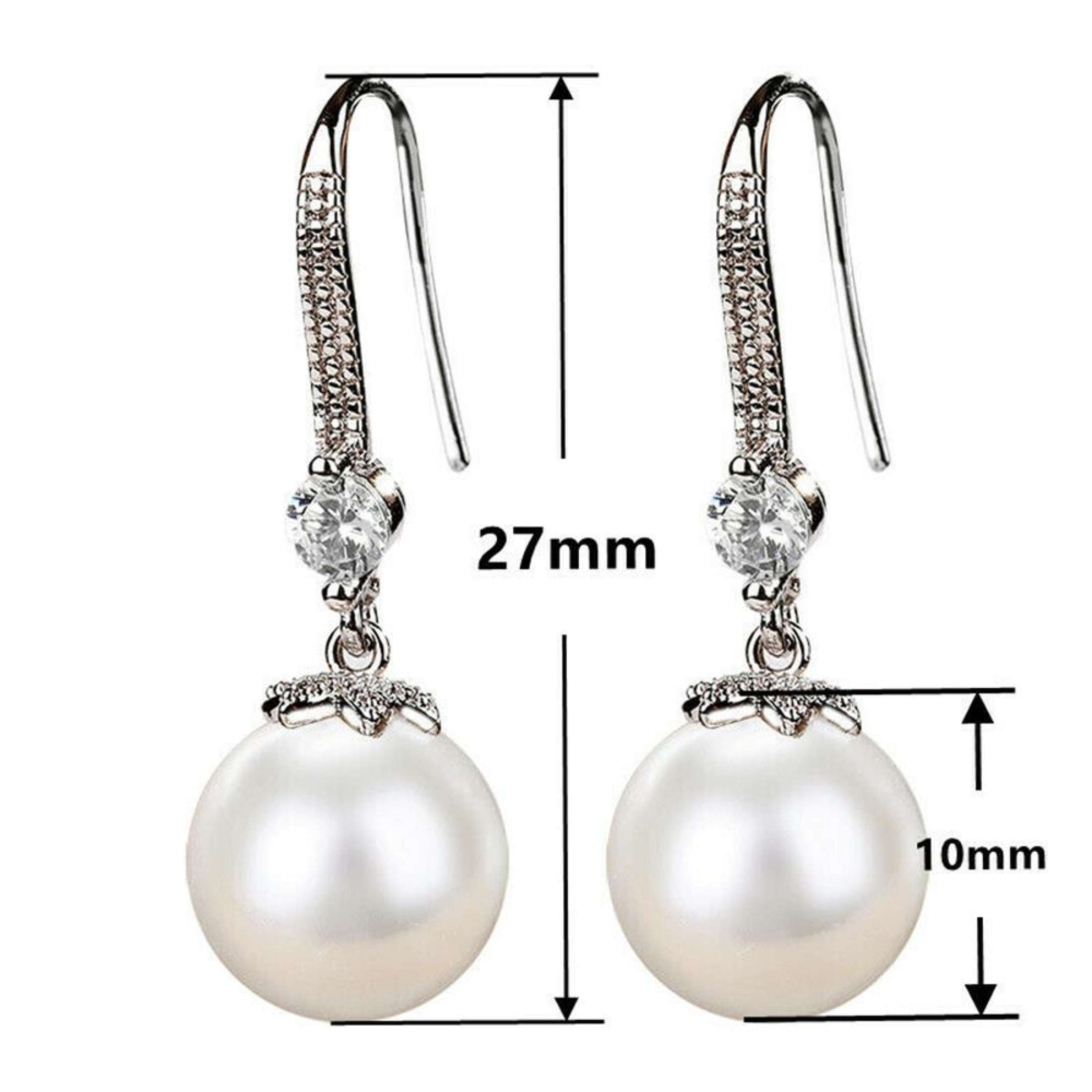 Bông Tai Bạc S925 Ngọc Trai Đính Đá Zircon Nữ Tính Sang Trọng BTMOCNGOCTRAI12