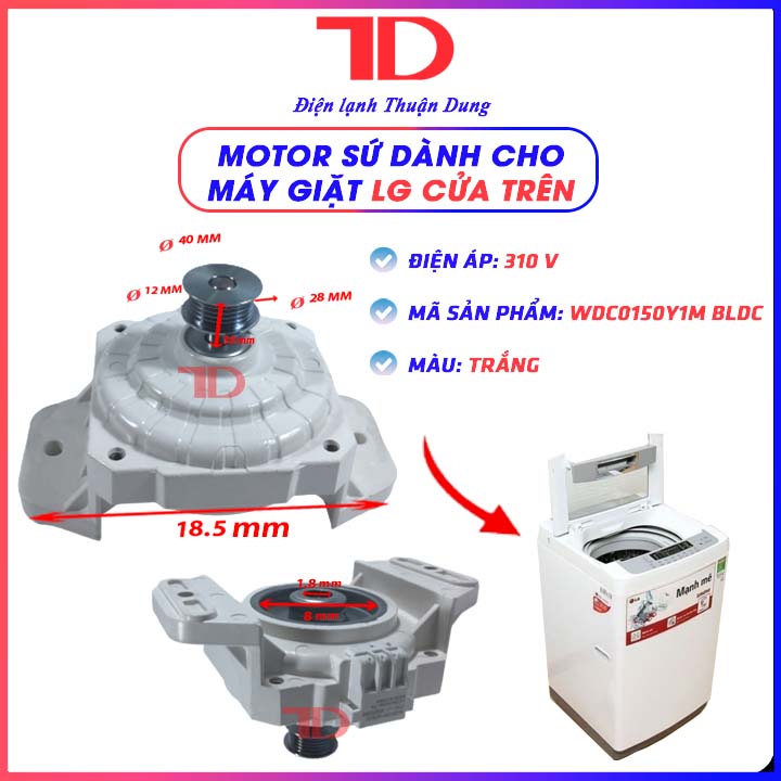 Mô tơ dành cho máy giặt hàng hãng - Điện lạnh Thuận Dung