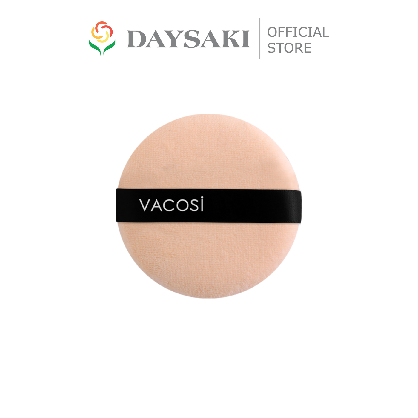 Vacosi Bông Phấn Khô Tròn Size Lớn