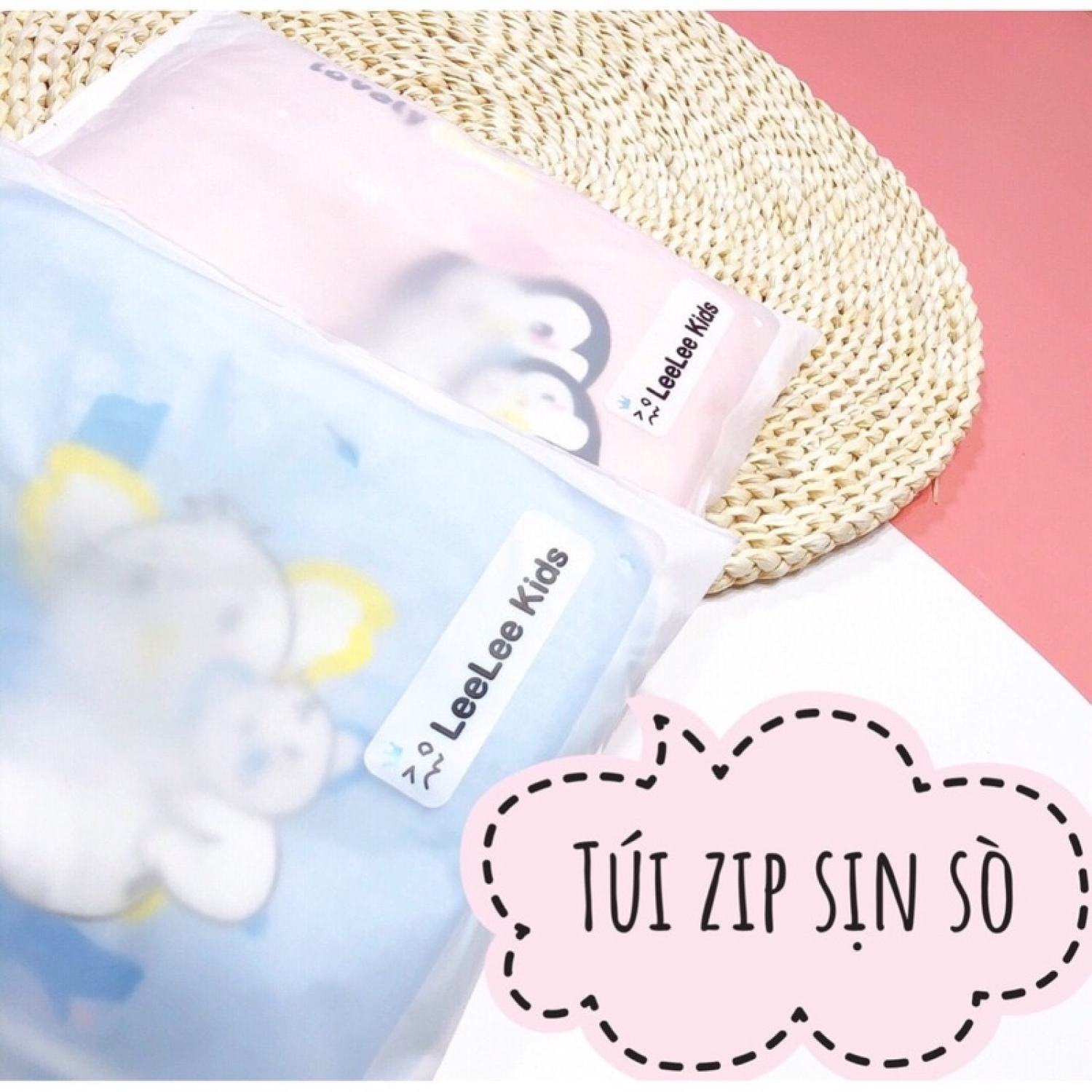 Gối 2 mặt vải Xô Hạt Đậu Lõm chống bẹt đầu chữ nhật êm ái cho bé