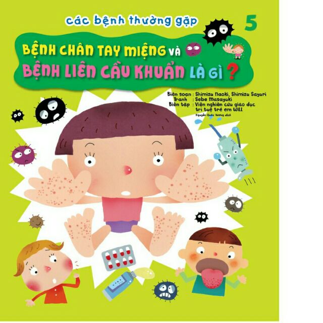 Sách - Ehon Nhật Bản Combo Các Bệnh Thường Gặp (5 Cuốn)
