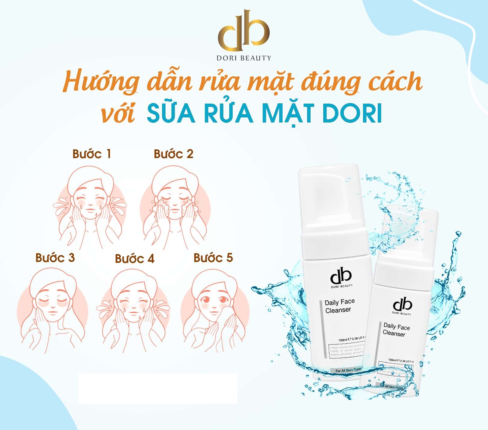Sữa Rửa Mặt Dori Beauty