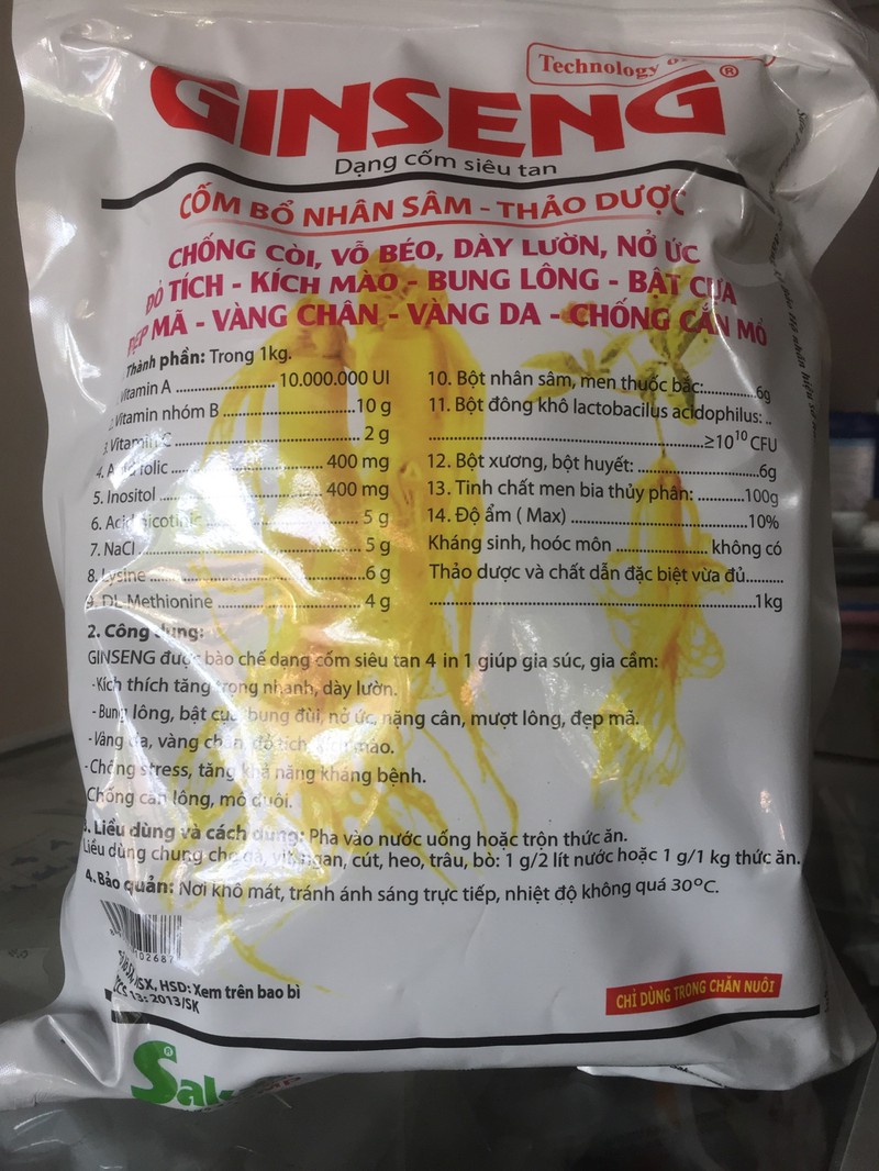 Cốm bổ Ginseng thảo dược Sakan 1kg