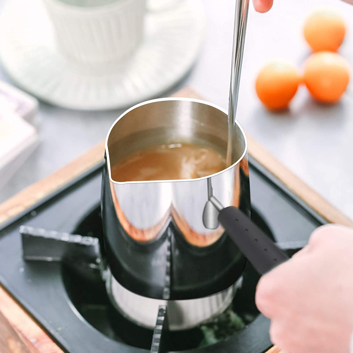 Ca rót inox 304 có tay cầm , rót súp, rót nước