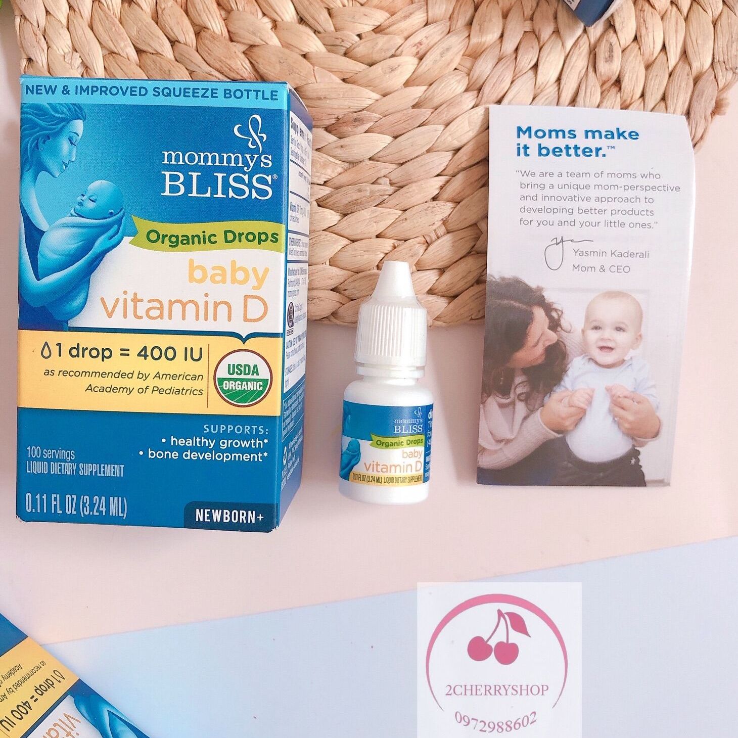 [Hang My]Vitamin D Mommy Bliss Drops 400IU date 1/24