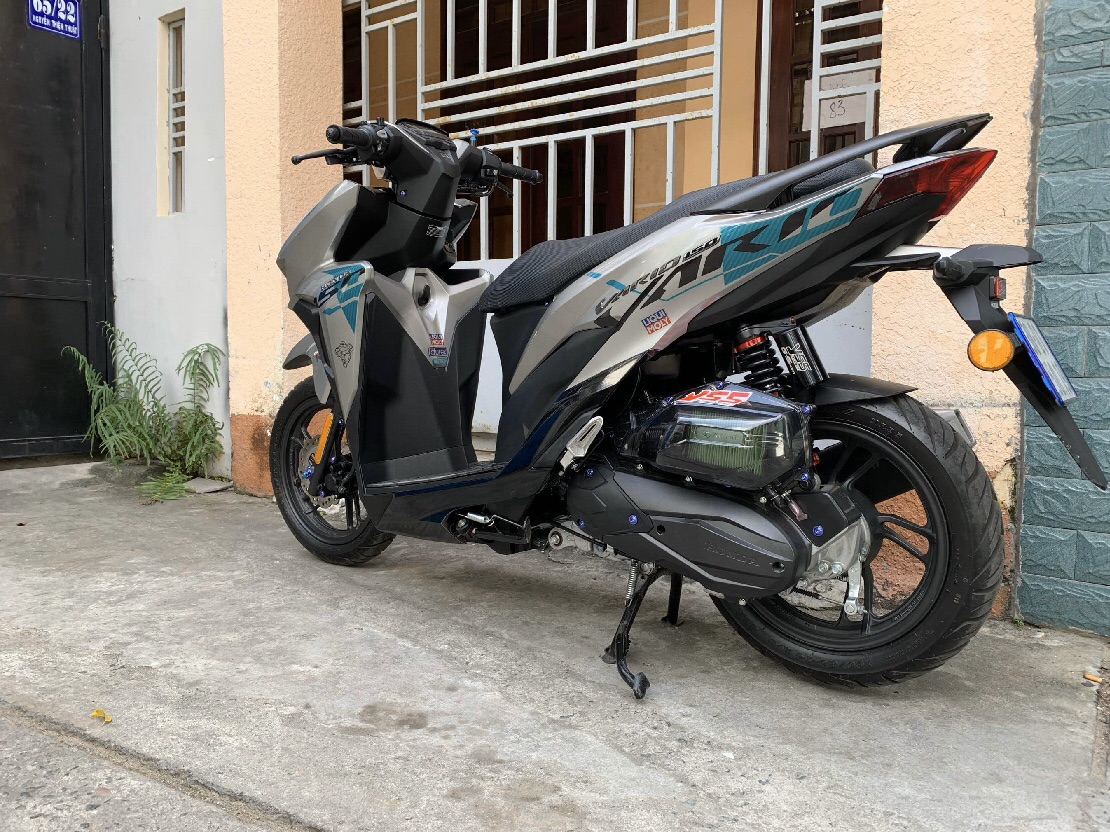 Tem rời Vario malay dán xe bạc