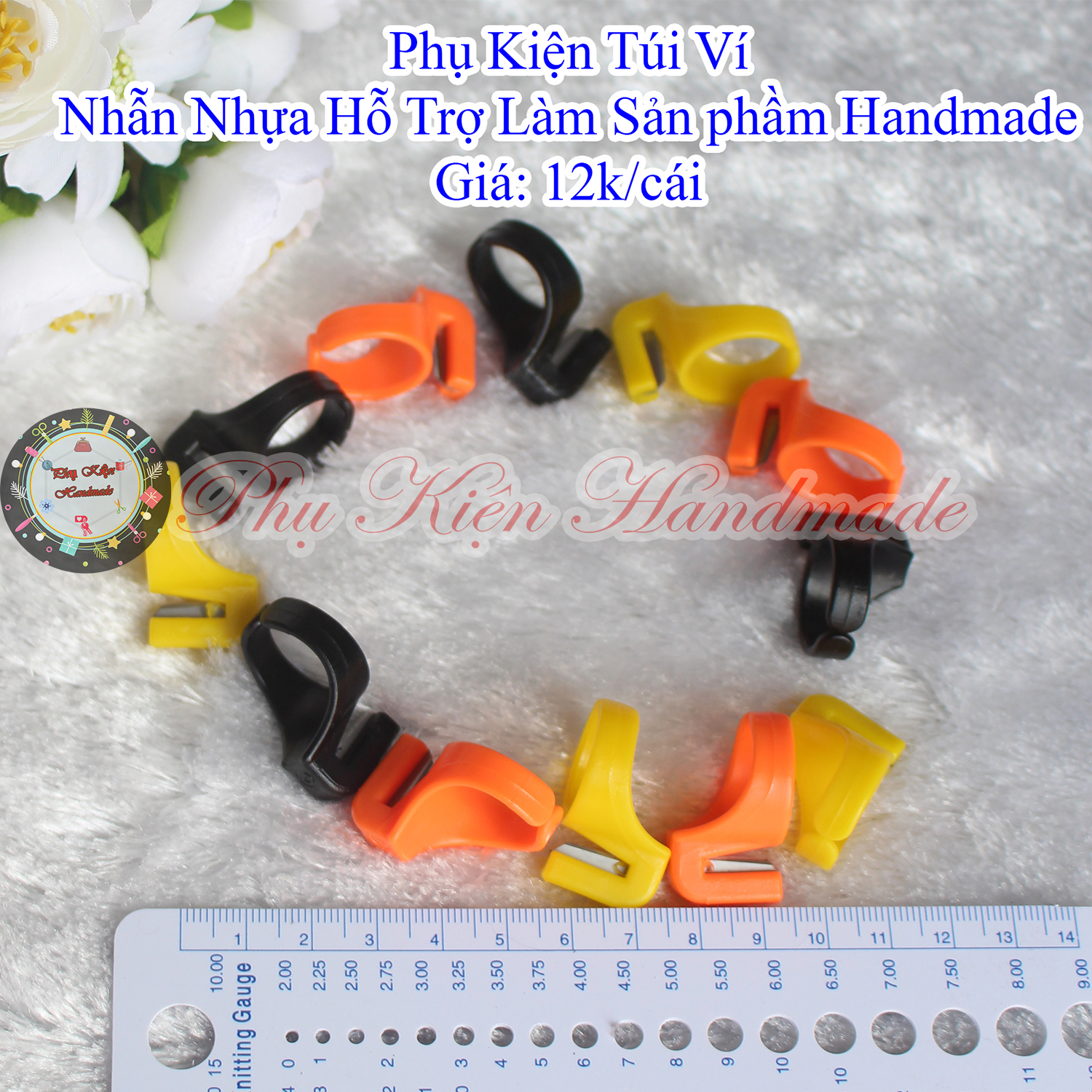 Nhẫn Nhựa hỗ trợ làm sản phầm handmade (22k/cái)