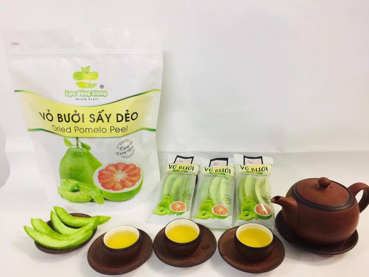 [HCM]Vỏ bưởi sấy dẻo 500gr gói date 2020