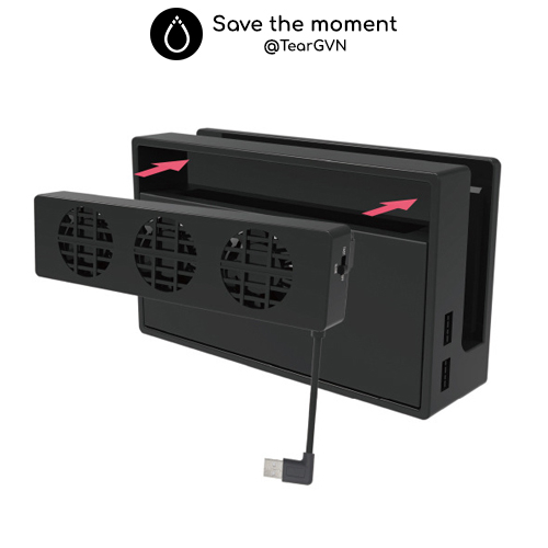 Quạt tản nhiệt làm mát Dock DOBE cho Nintendo Switch 1