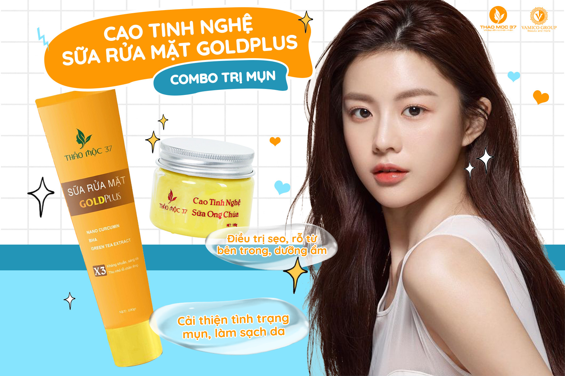 SỮA RỬA MẶT GOLD THẢO MỘC 37