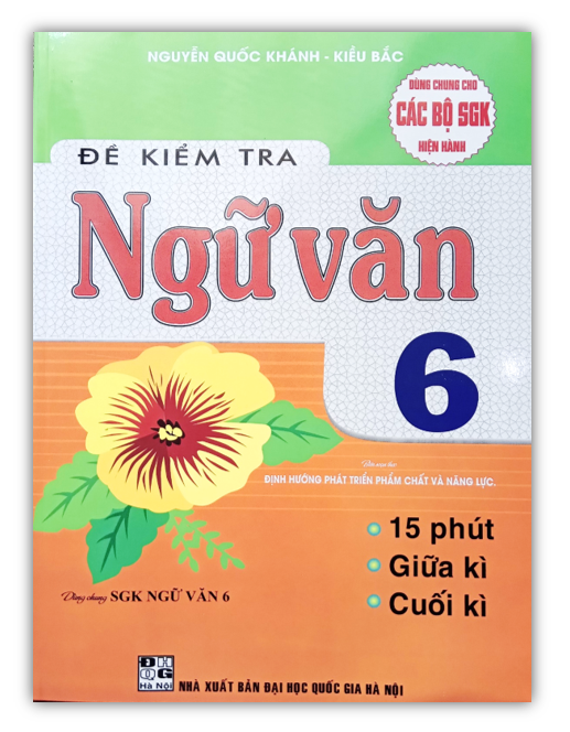 Sách - Đề kiểm tra ngữ văn 6
