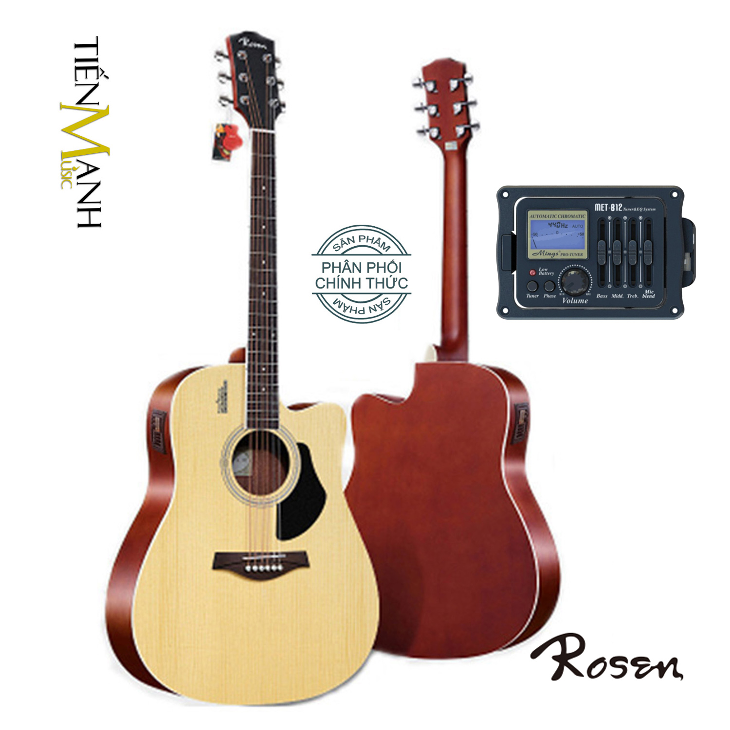 Đàn Guitar Acoustic Rosen G11 G12 G13 G15- Hãng phân phối chính thức