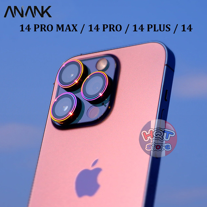 Ốp viền kính bảo vệ camera anank ar lens ring iphone 14 pro max / 14 pro / 14 plus / 14