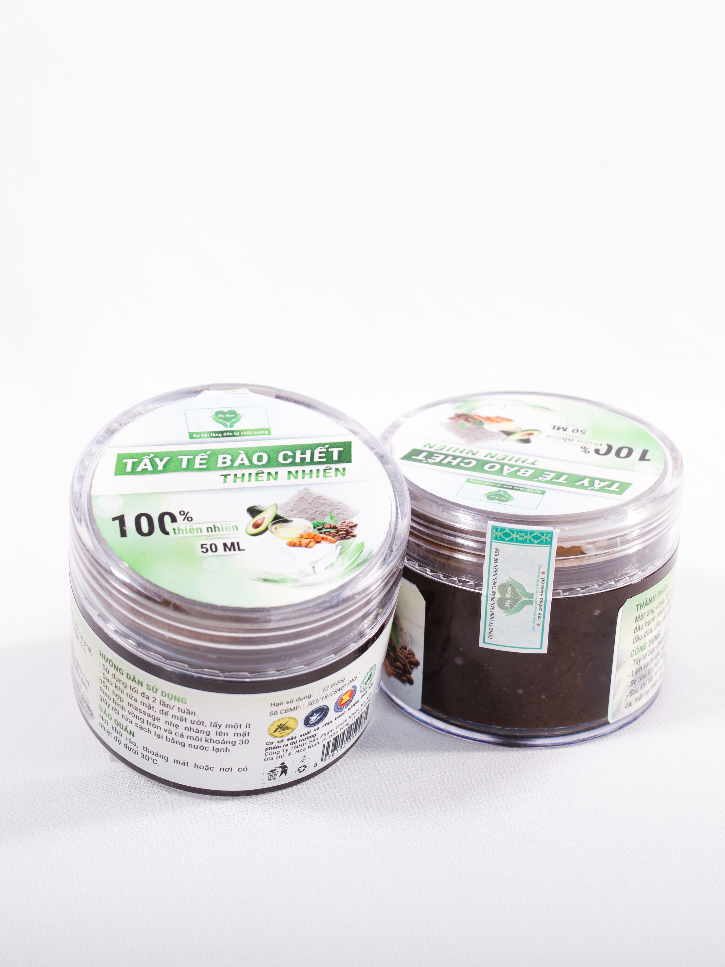 Tẩy tế bào chết mẹ Ken-Hủ 50ml dành cho da mặt, giúp da hồng hào, sáng mịn, sạch sâu,sạch mụn cám, mụn đầu đen