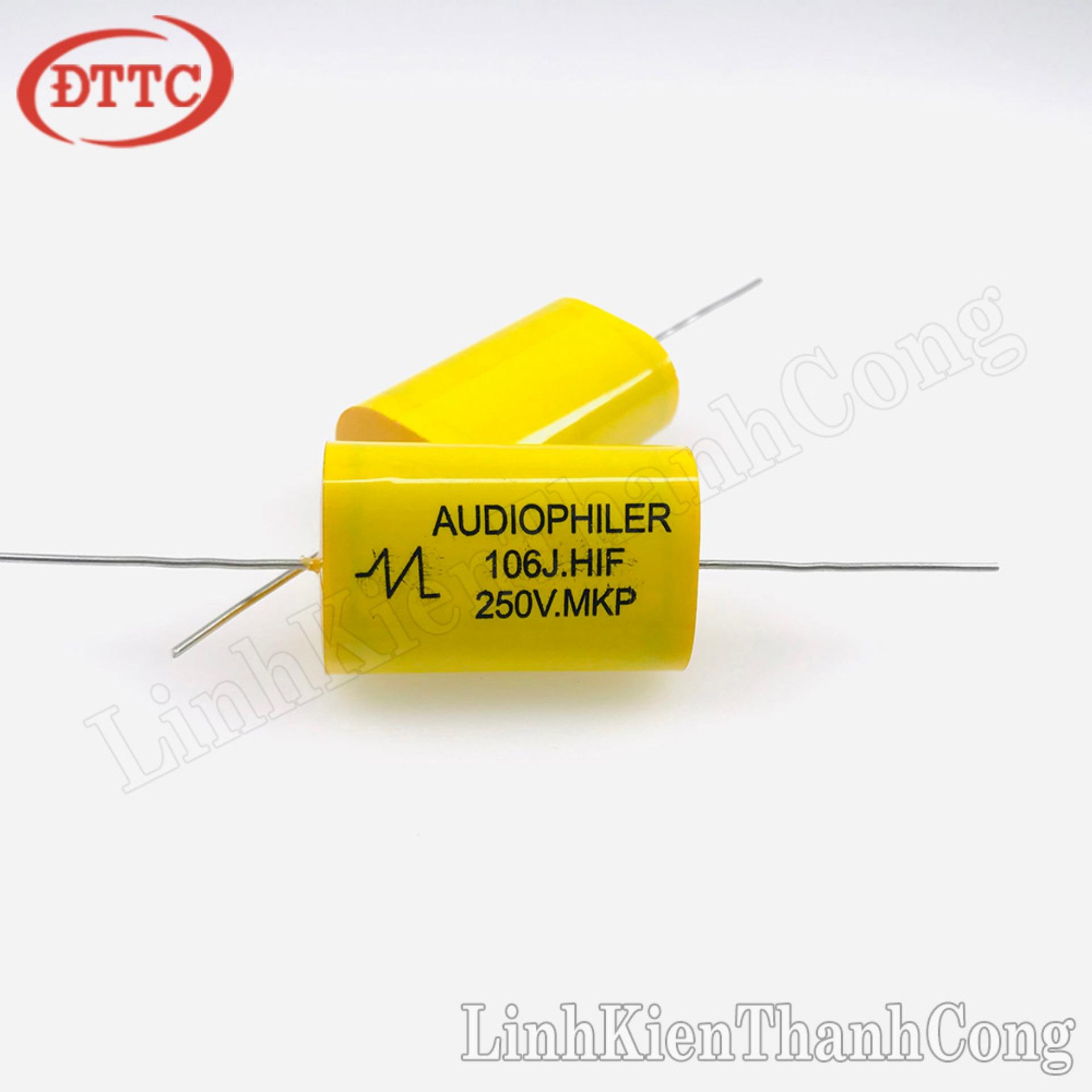 Tụ AUDIOPHILER  10uF 250V 106J Màu Vàng