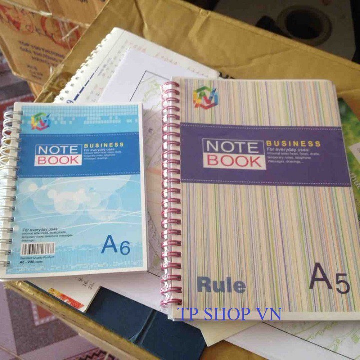 SỔ LÒ XO A5 200 TRANG