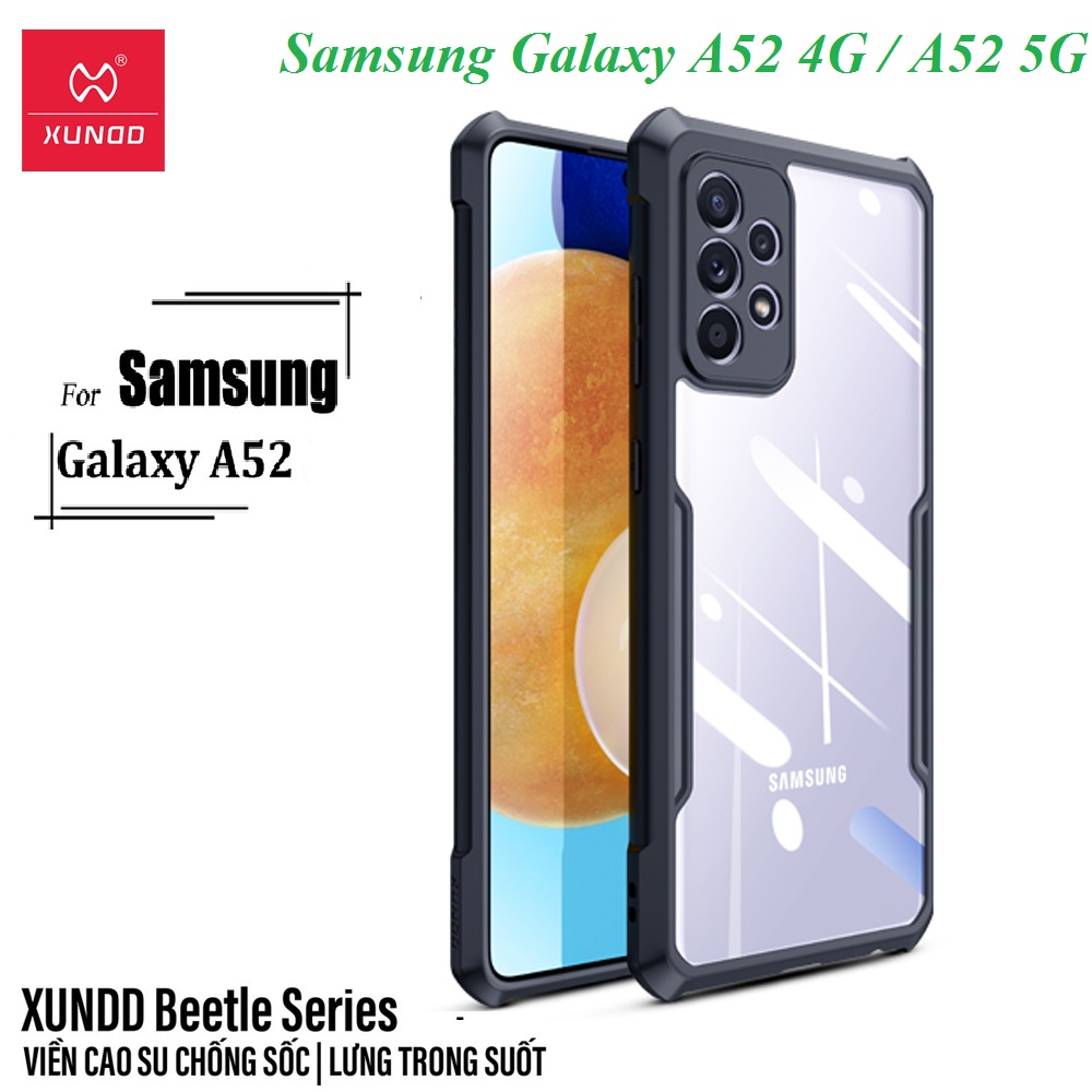 Ốp lưng Samsung Galaxy A52 / Galaxy A52 4G / Galaxy A52 5G / Galaxy A52s 5g  - Ốp lưng chống sốc hãng Xundd, bảo vệ camera, kiểu dáng thể thao