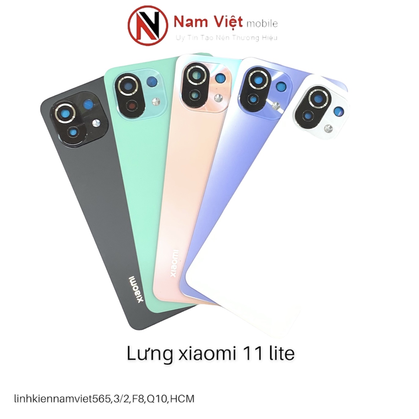Lưng liền kính Camera Xiaomi 11 Lite 4G / 5G ( Zin ) Tặng kèm leo dán dán 15ml