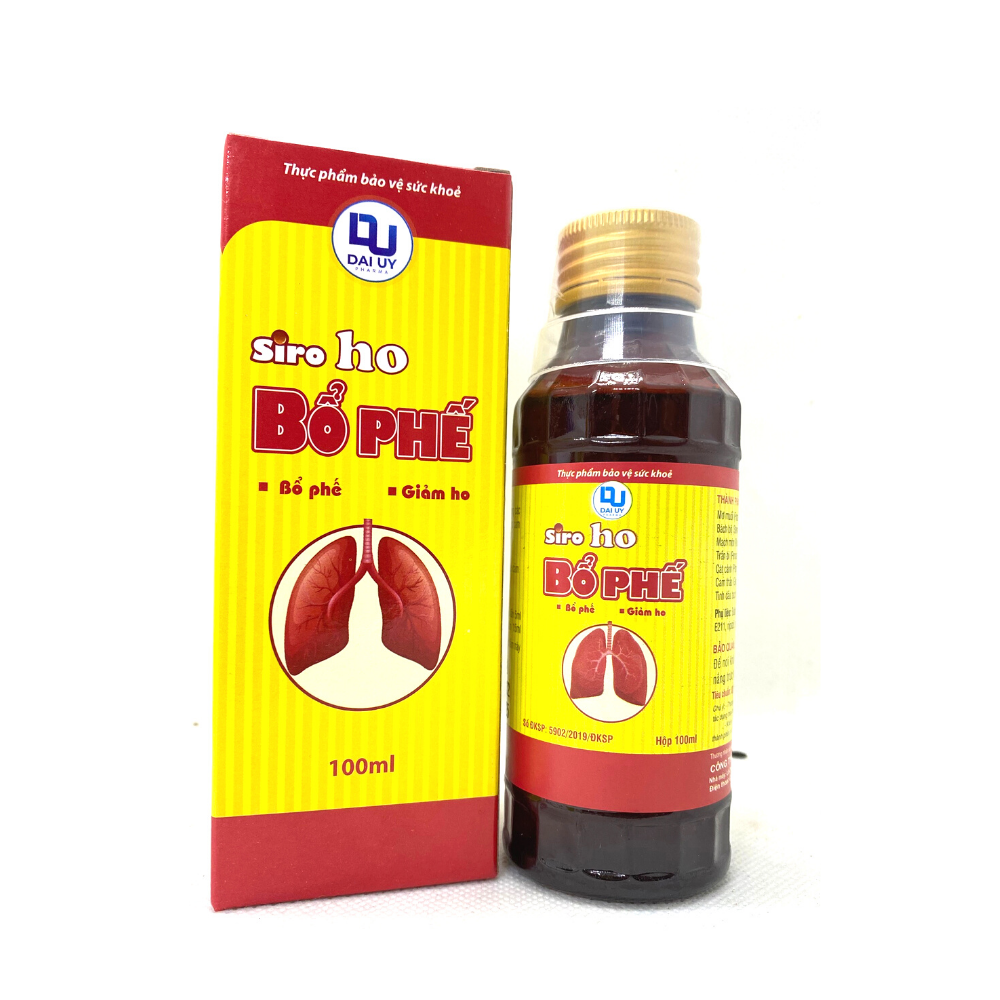 Siro ho bổ phế đại uy chai 100ml - 125ml