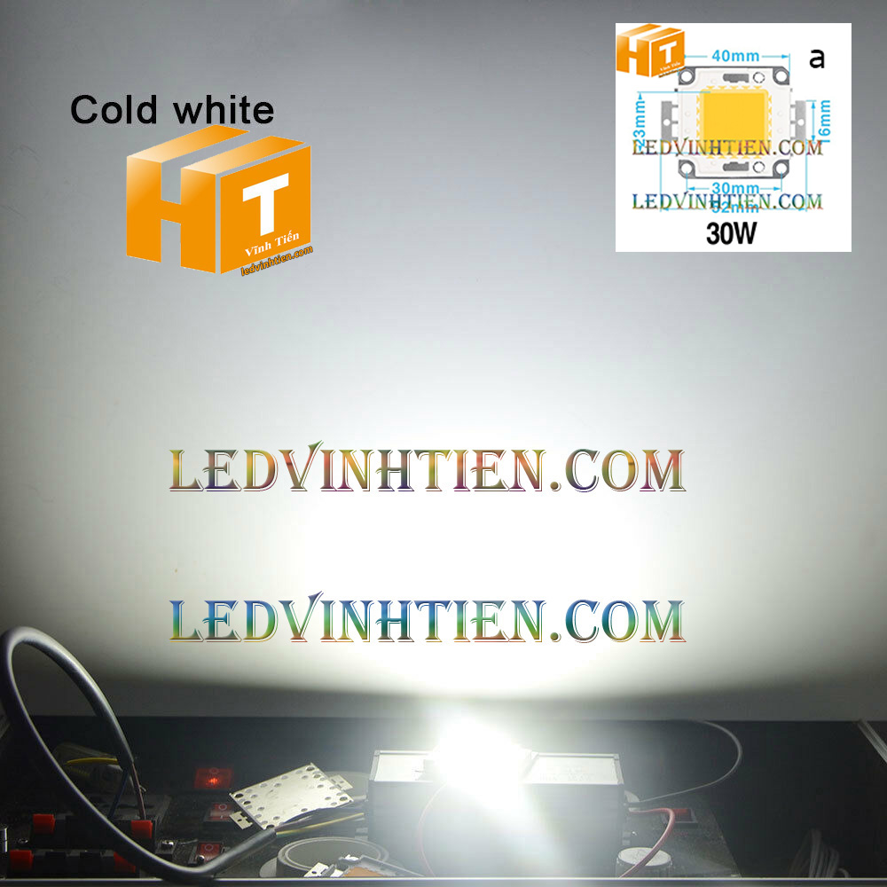 Nhân đèn pha led 30w, loại tốt, giá rẻ