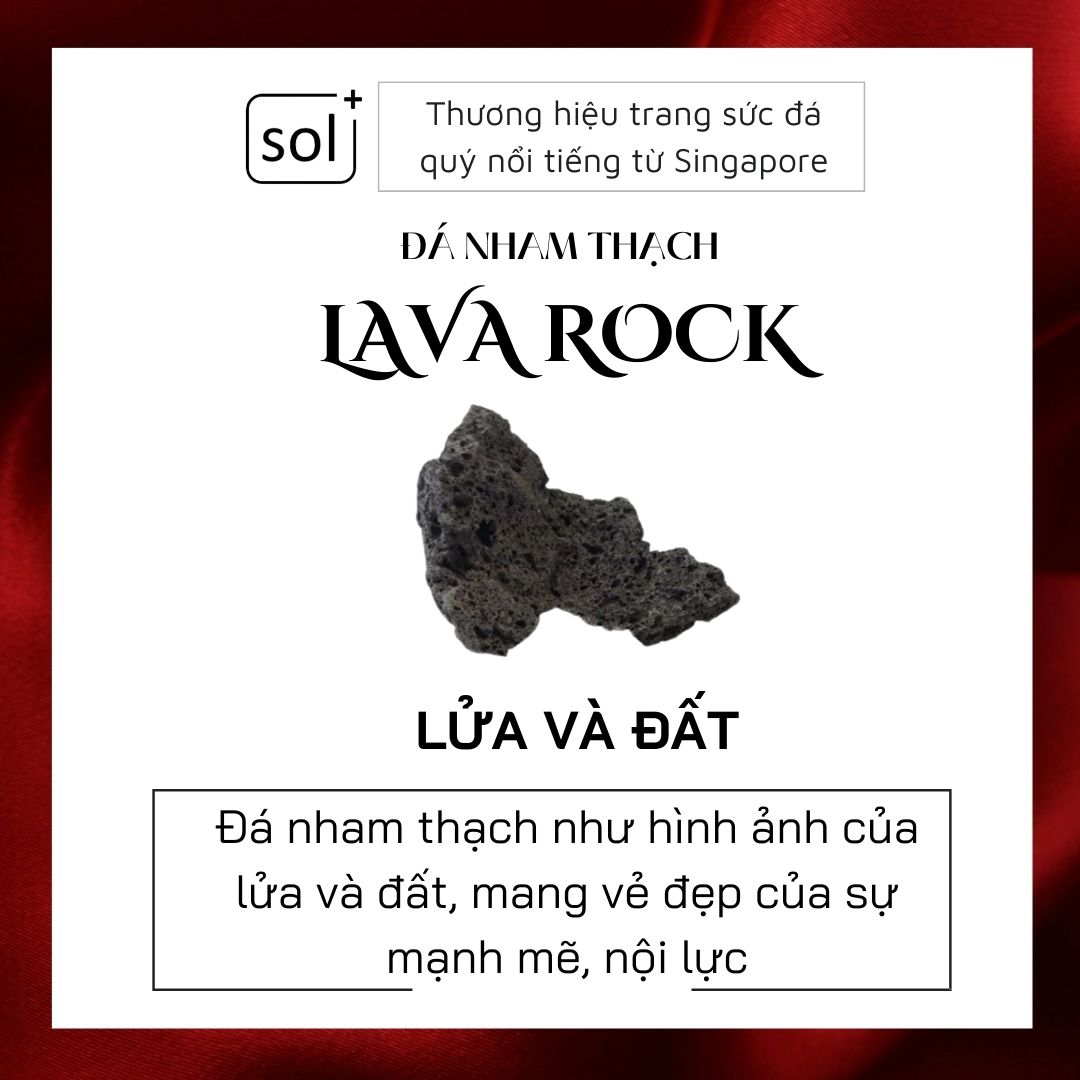 Vòng Tay Chakra 8mm Đá Nham Thạch Khuếch Xạ Hương Luân Xa Chakra Bracelet Lava Rock - Năng Lượng Tích Cực, May Mắn Sol Plus (Phiên Bản Đặc Biệt)