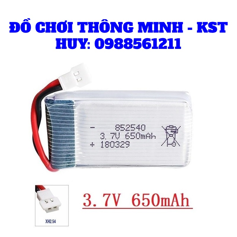 Pin Lipo 1s 650mAh 25C