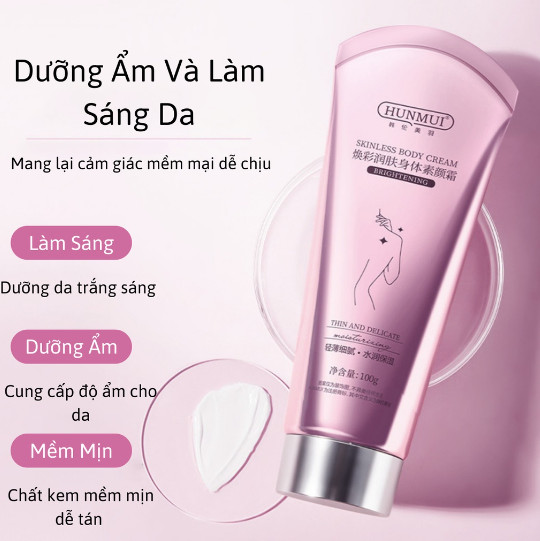 Kem dưỡng thể trắng da, nâng tone Body HUNMUI Cream