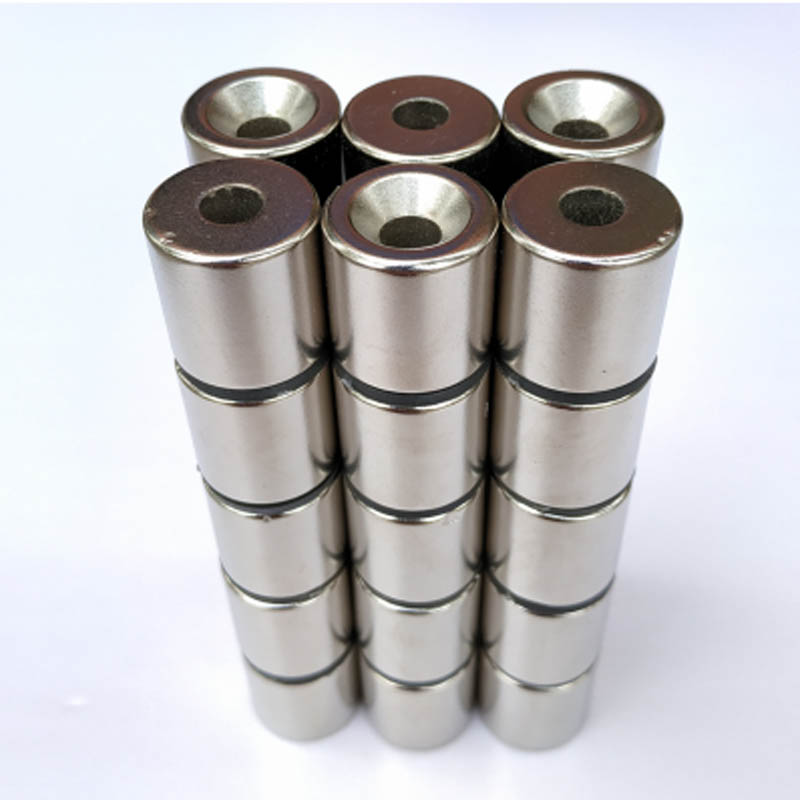 Nam châm tròn siêu mạnh 20x20mm lỗ 6mm