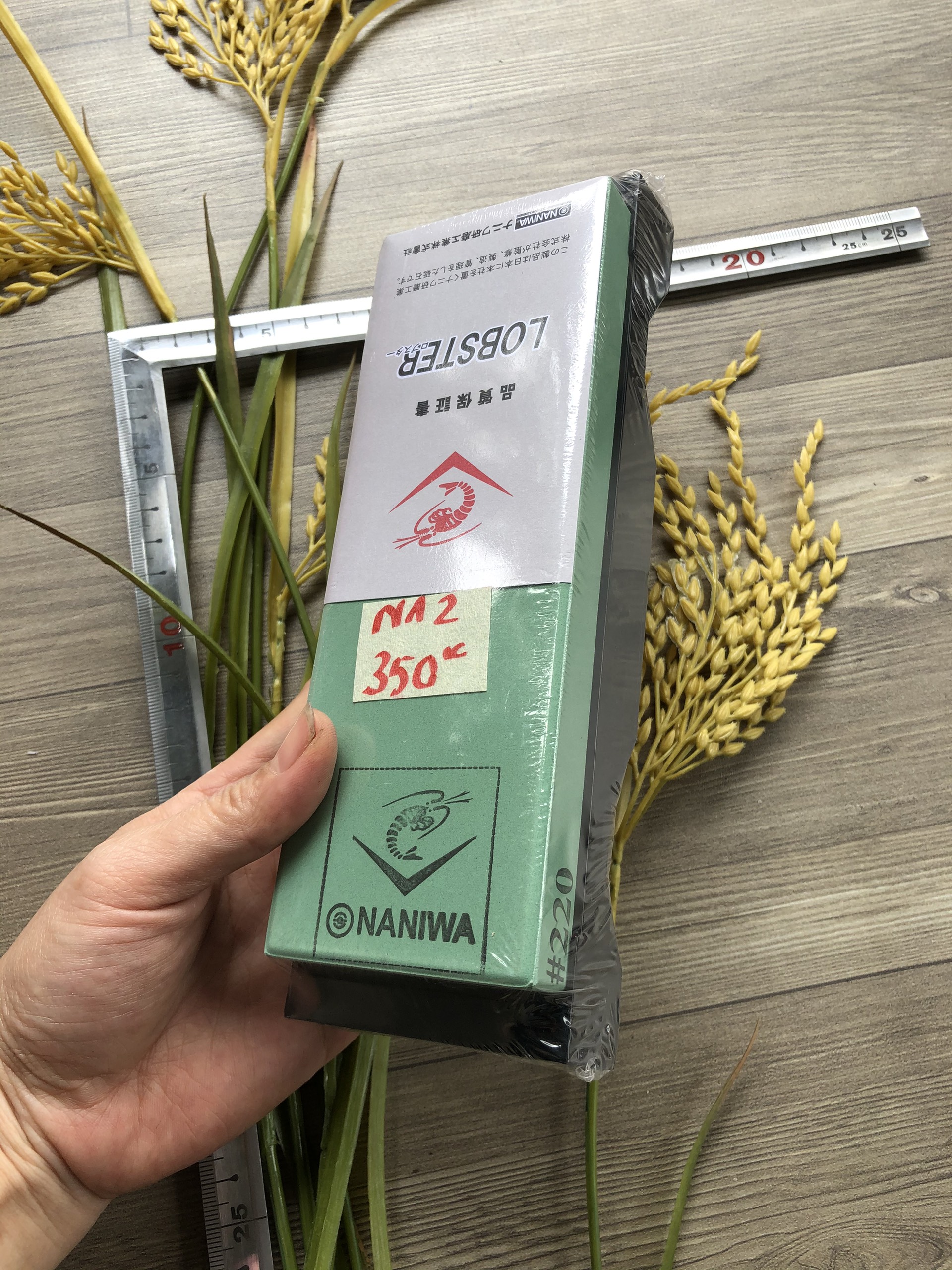 Đá mài Naniwa Nhật bản mịn 220 grit- size 185*65*15 mm