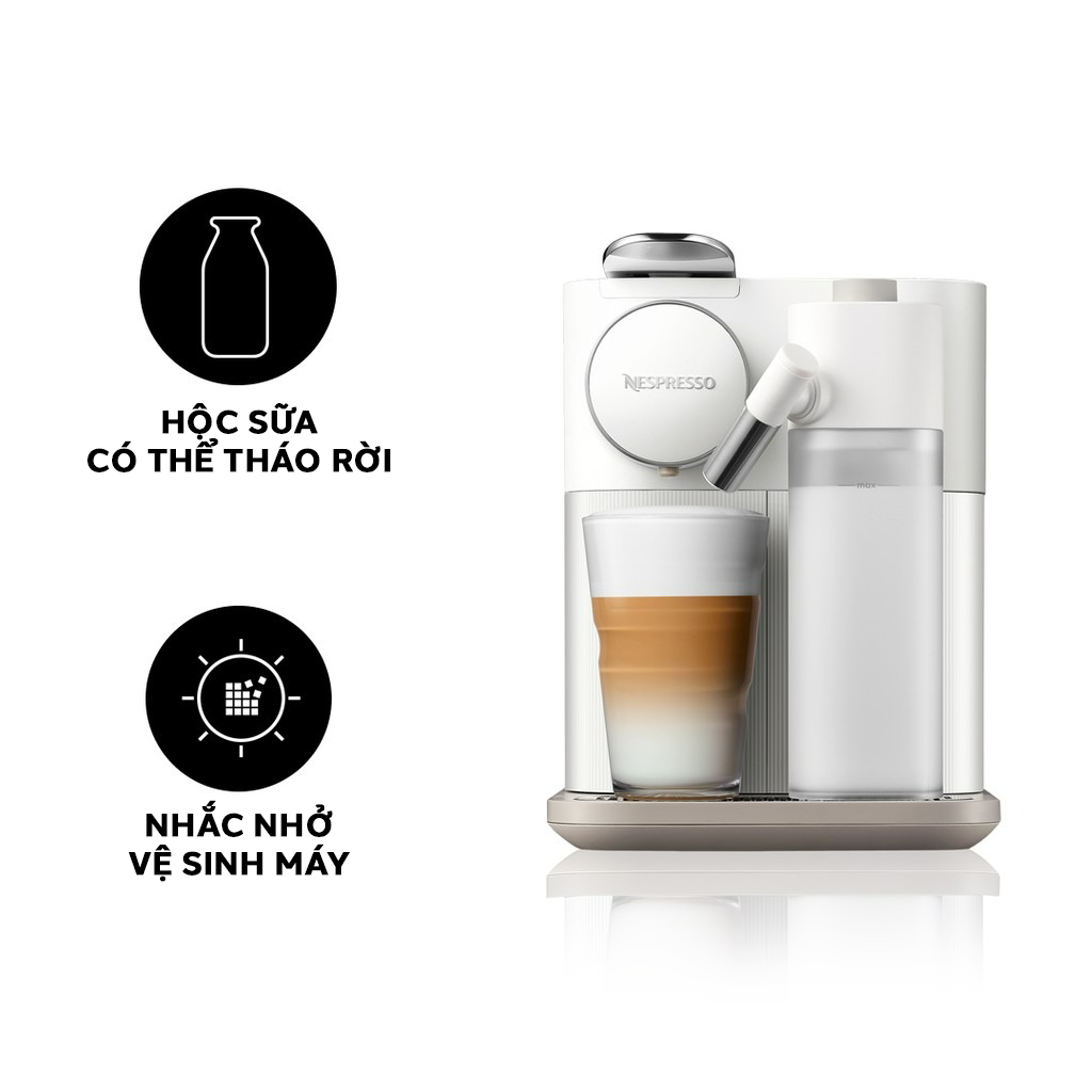 Máy pha cà phê viên nén Nespresso Gran Lattissima - Trắng