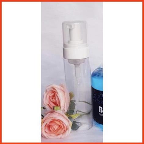 vỏ chai xịt tạo bọt chai pha bluesoap