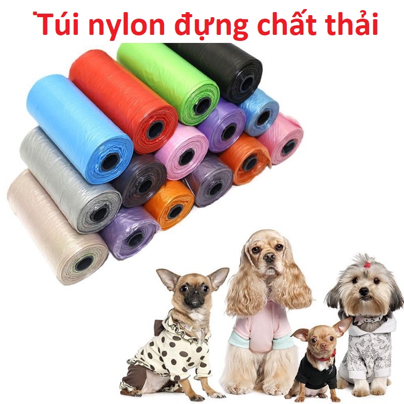 Cuộn rác vệ sinh cho chó mèo - Túi dọn phân