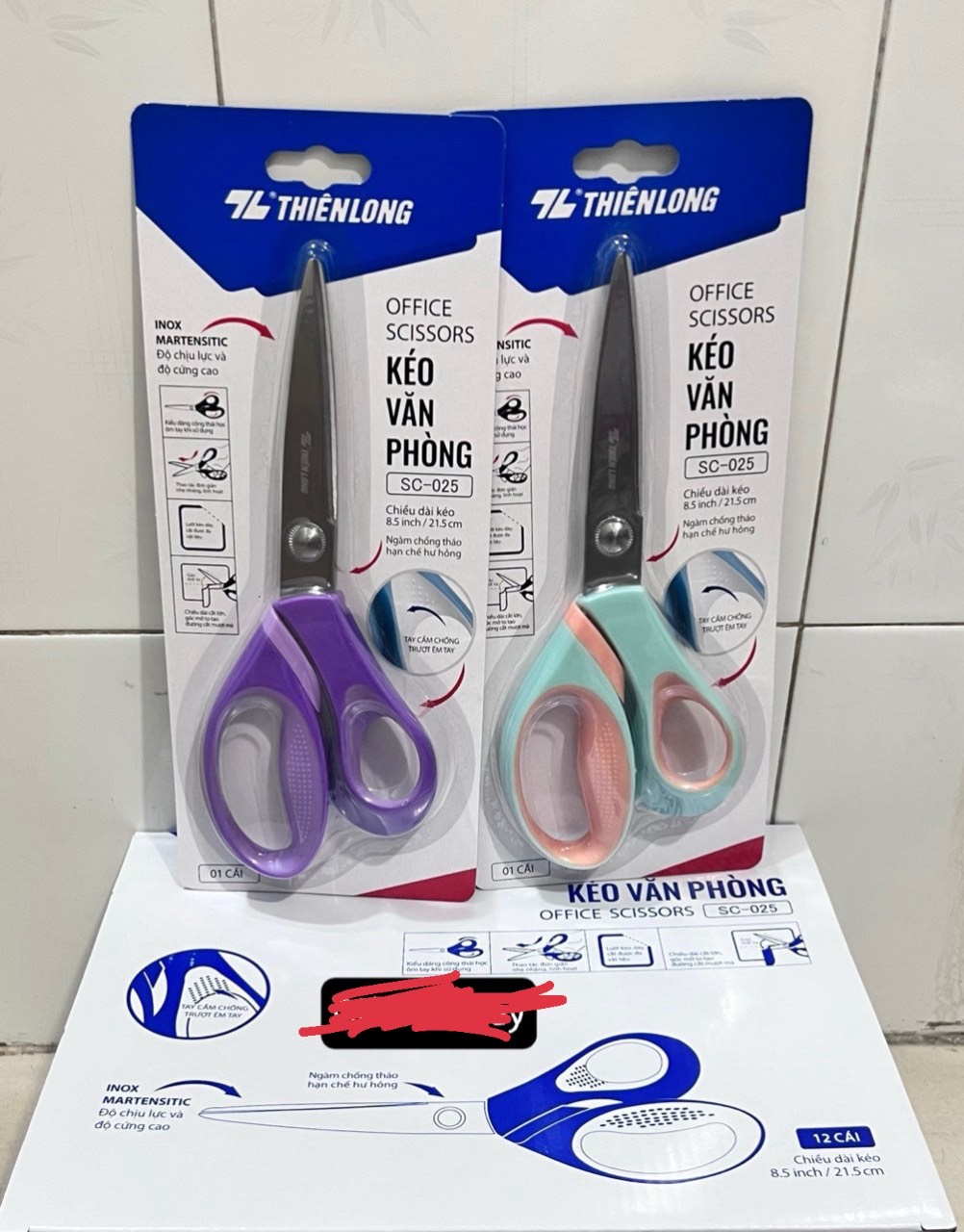 Kéo văn phòng Thiên Long TL-SC025/SC026
