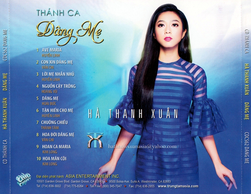 AsiaCDCS062 - Hà Thanh Xuân - Thánh Ca Dâng Mẹ