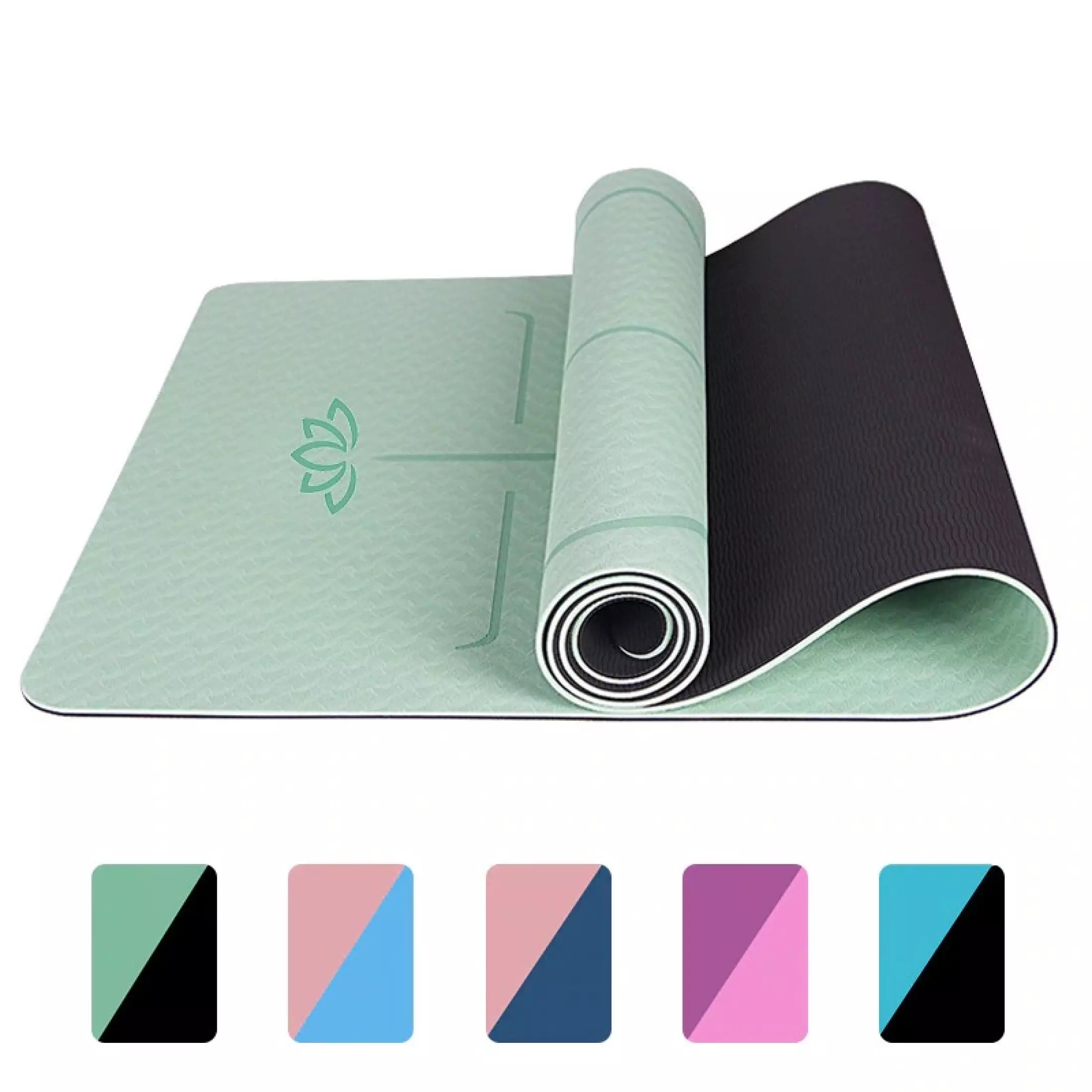 Thảm tập yoga - thảm yoga - thảm yoga chống trượt cao cấp thái lan 2 lớp chống trượt cao su non tự nhiên thảm tập yoga tpe 2 lớp cao su tự nhiên 100%