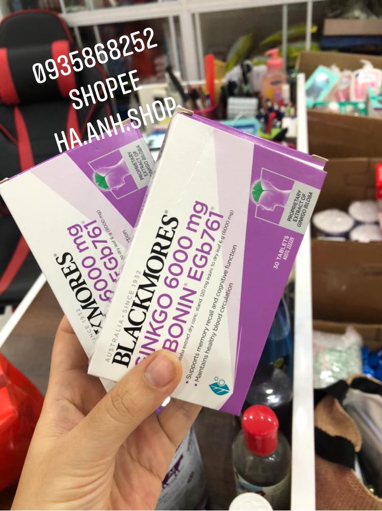 GINKGO 6000 Blackmores 30 viên